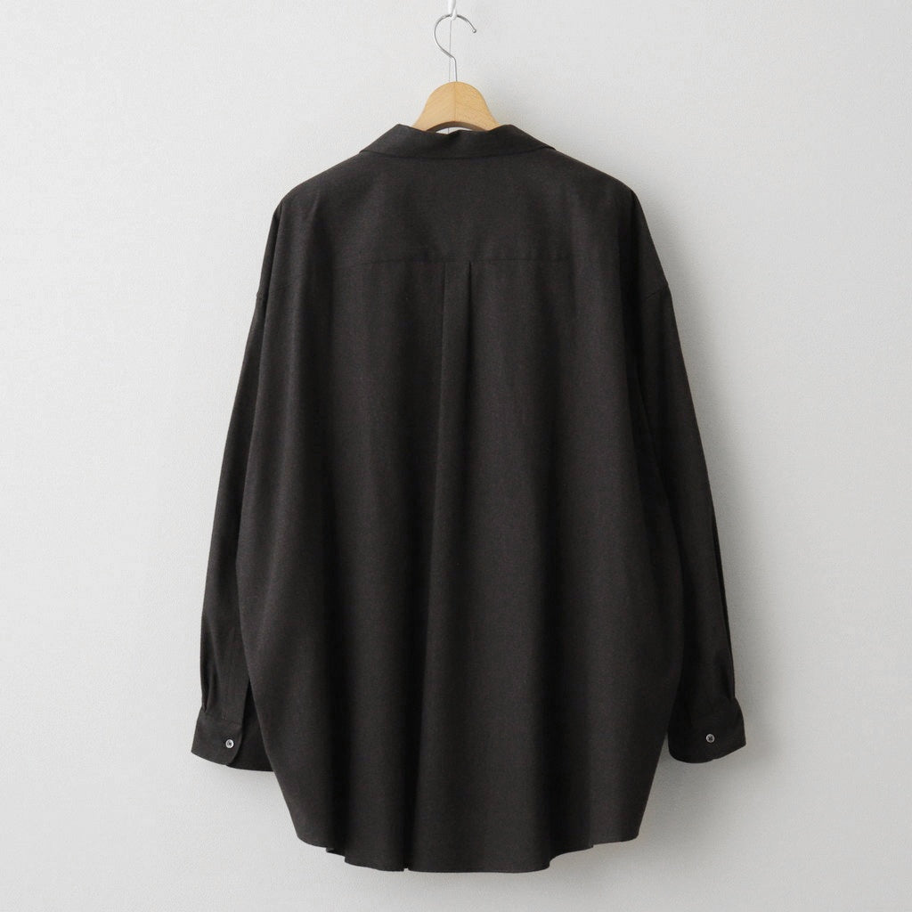 SIDOGRAS Cotton Herringbone Flannel Sleeping Shirt #BLACK [GM254-50044]