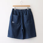 LIGHT DENIM EASY SHORTS #DARK FADE [FSC252-40047]
