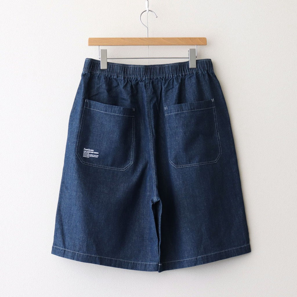 LIGHT DENIM EASY SHORTS #DARK FADE [FSC252-40047]