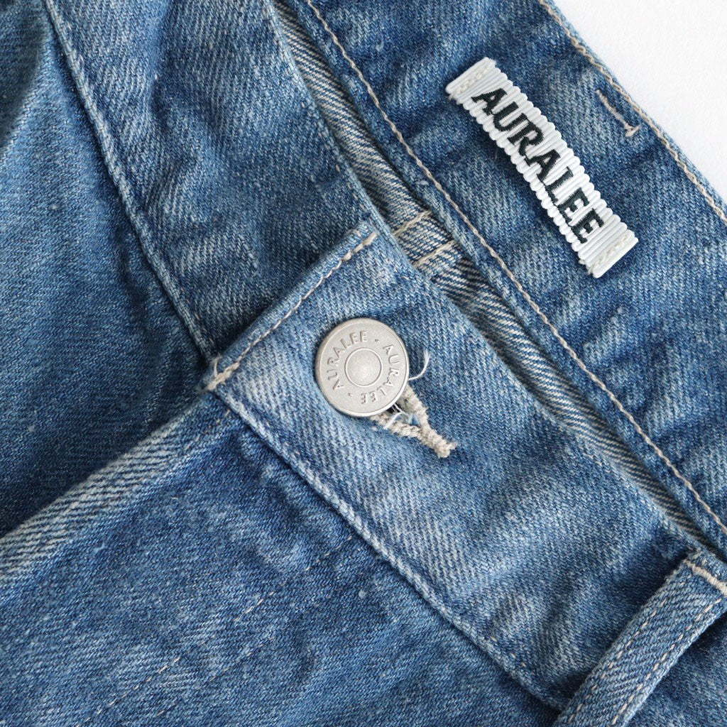 SELVEDGE FADED LIGHT DENIM WIDE PANTS #LIGHT INDIGO [A25SP03DE]