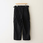 ORGANIC COTTON WEATHER M-47 CARGO PANTS #BLACK [PRAGGM0114]
