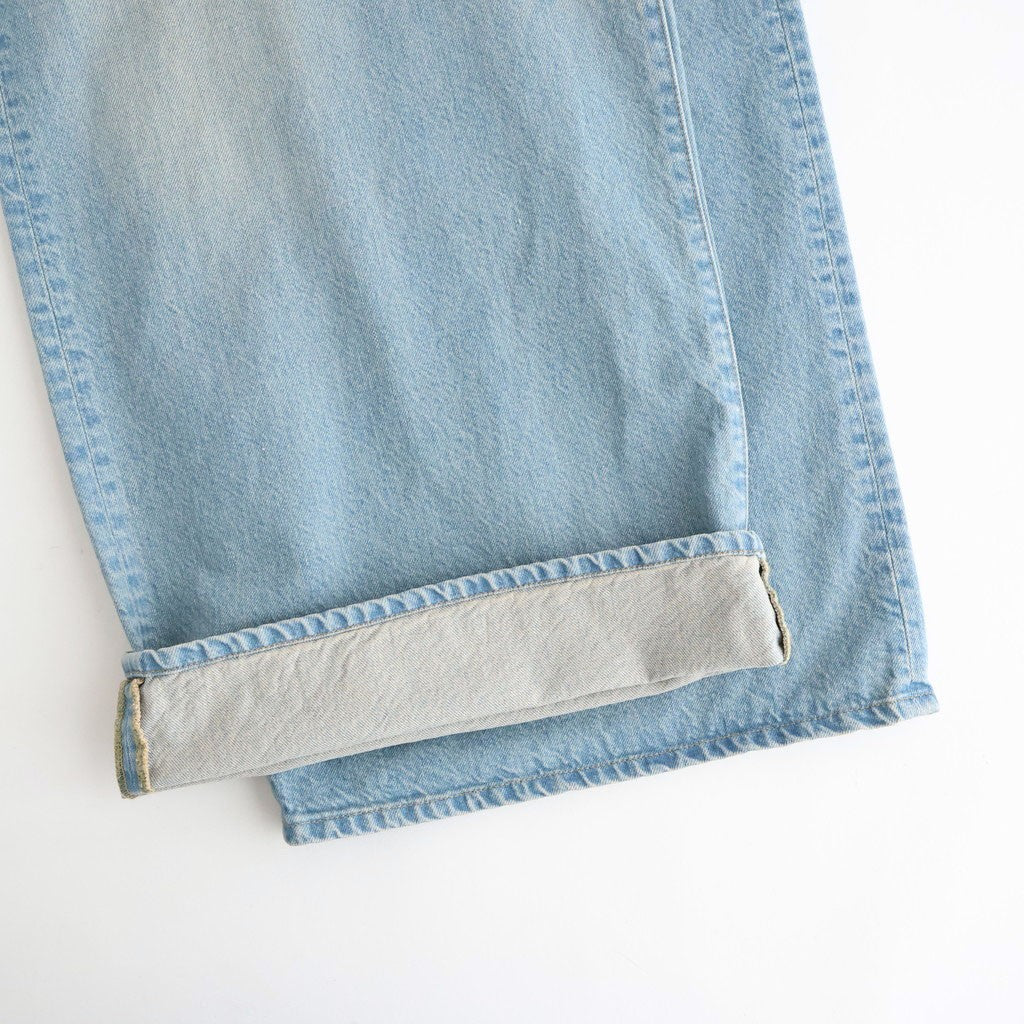 Used Denim Baggy Pants #LIGHT BLUE [ID-PT53]