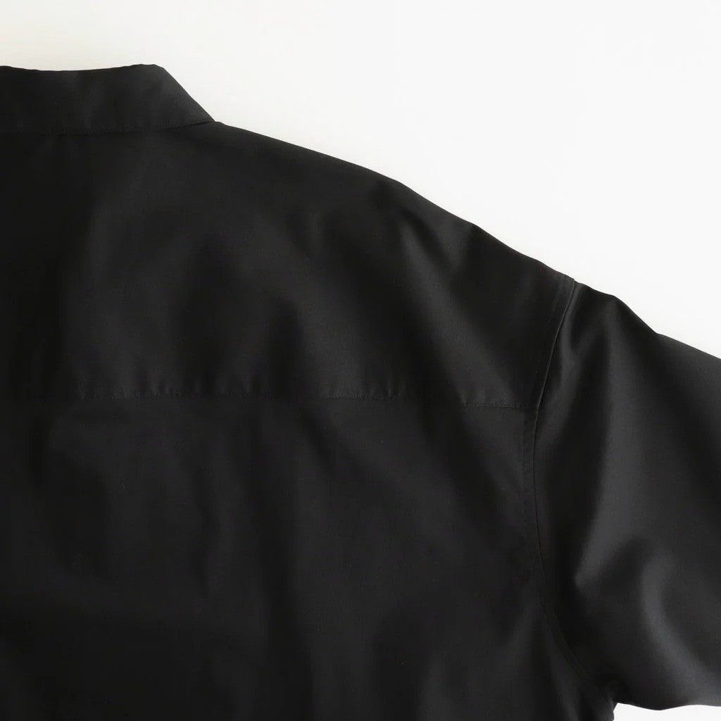 Solotex Twill S/S Oversized Box Shirt #BLACK [GM261-50159B]
