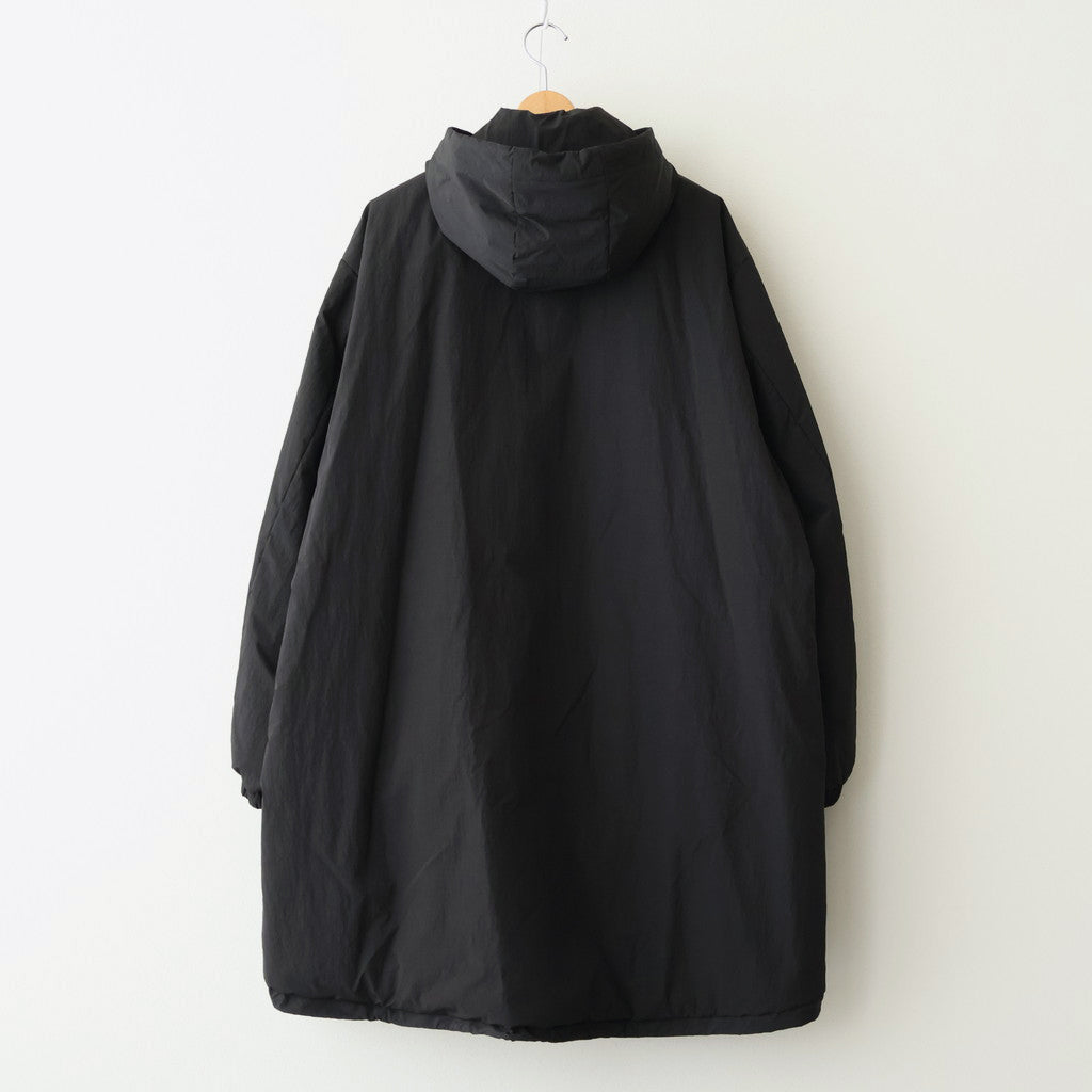 OVERSIZED PADDED HOODY COAT #BLACK [ST.1214]