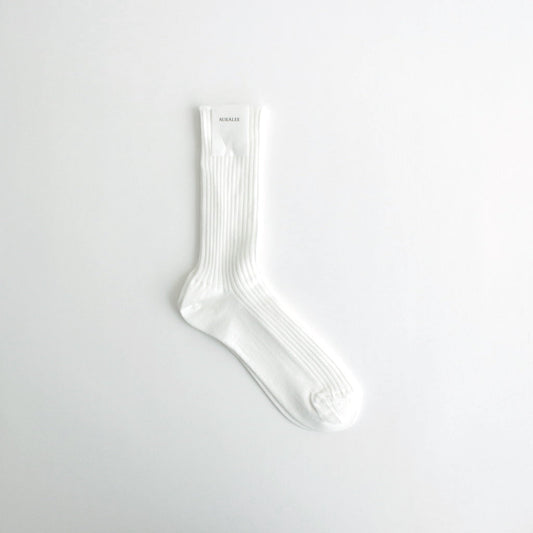 GIZA HIGH GAUGE SOCKS #WHITE [A00S02SX-W]