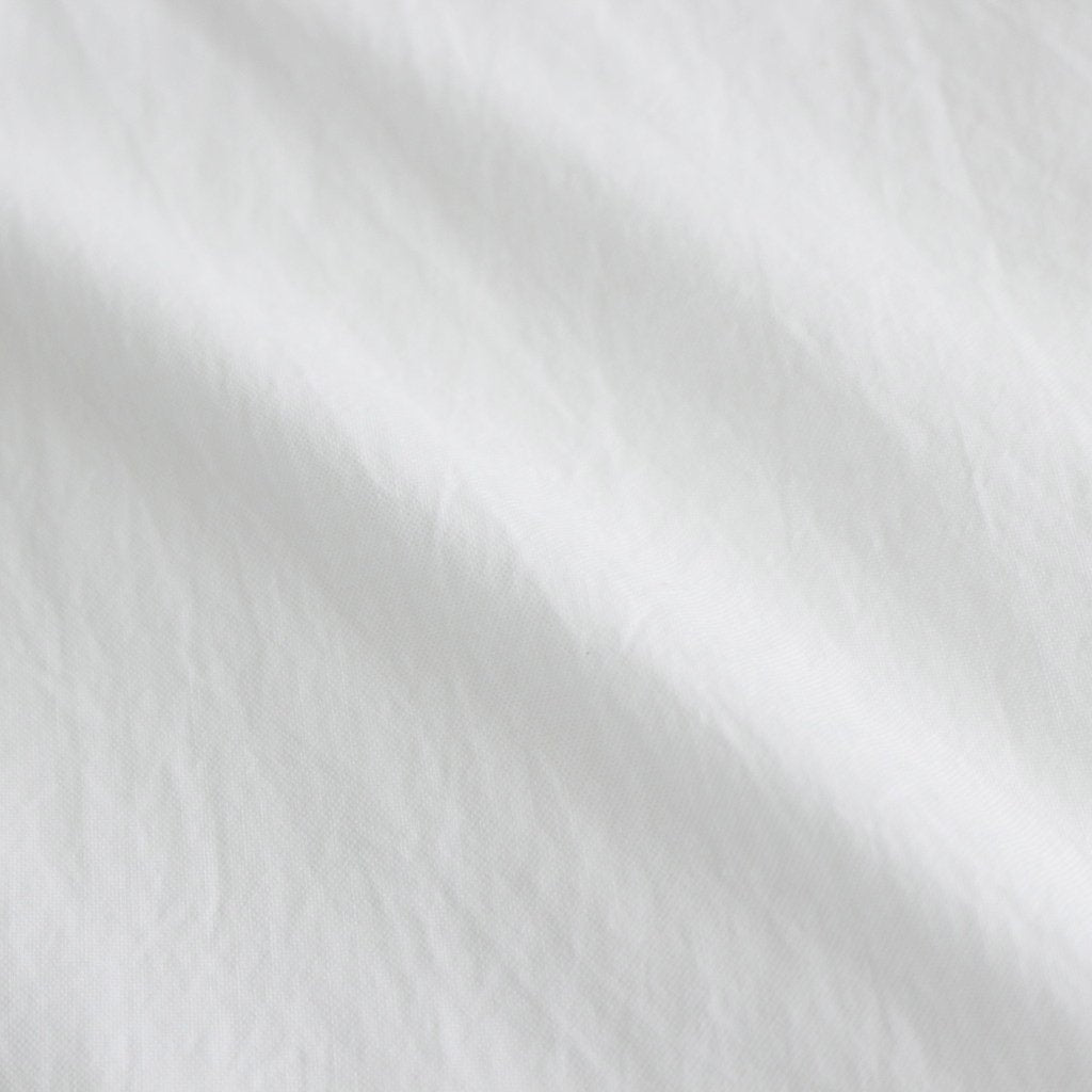 BUTTON SHIRT WIDE #white [13148]