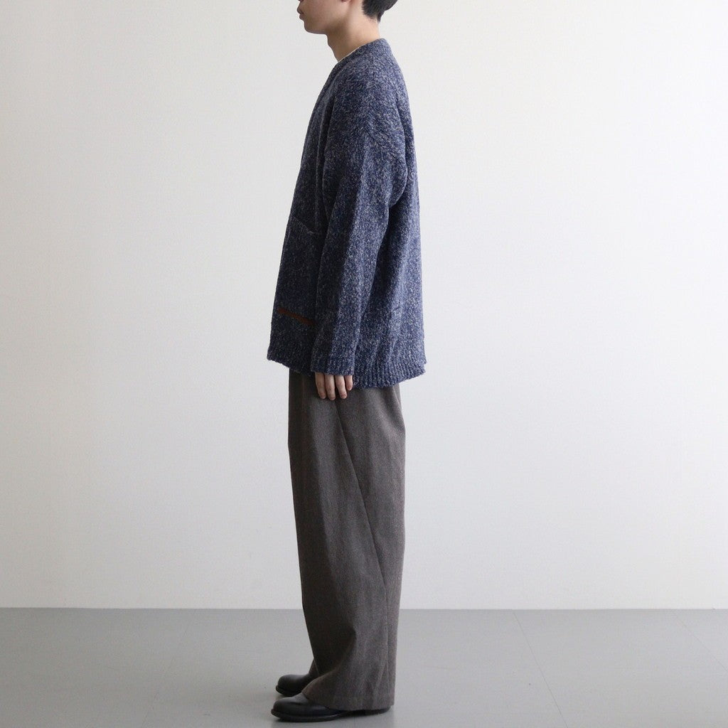 MixブークレーニットCD #NAVY x BEIGE [D224-K851]