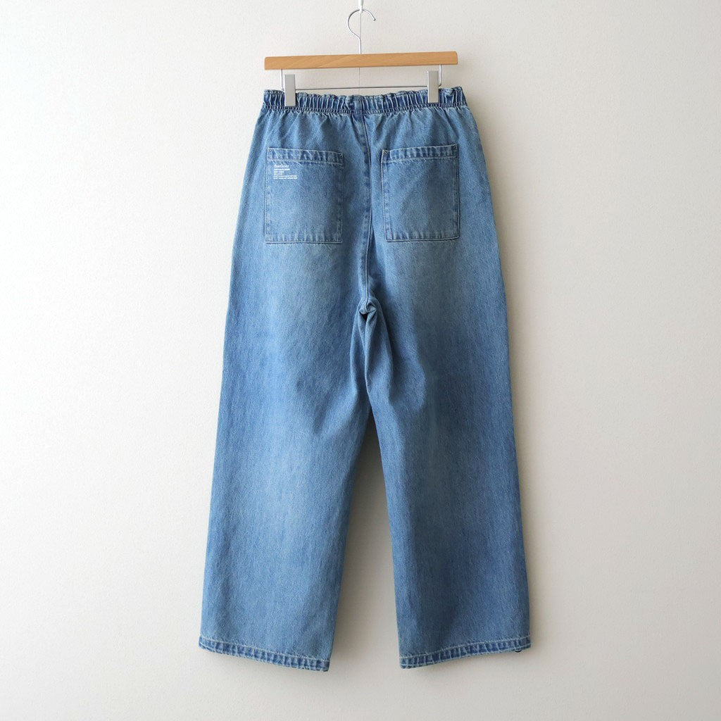 CORPORATE DENIM EASY PANTS #LIGHT WASH [FSC261-40209FB]