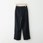 Tuck Wide Trousers #BLK [12610714]