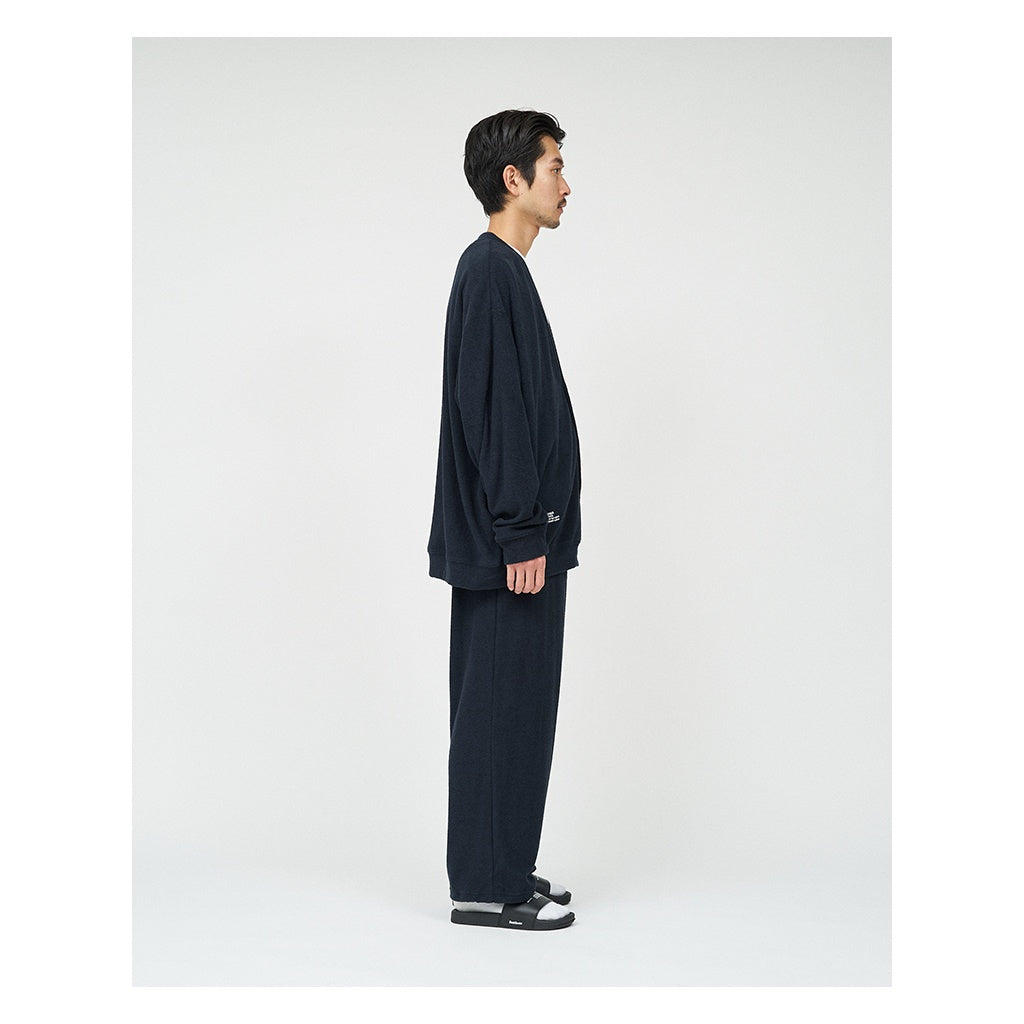 UTILITY PILE CARDIGAN SET-UP #NAVY [FSR253-60211]
