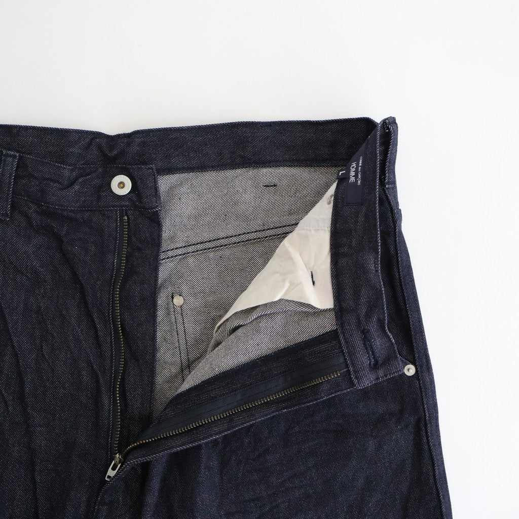 綿反応デニムストレートパンツ #INDIGO [HP-P026-051]