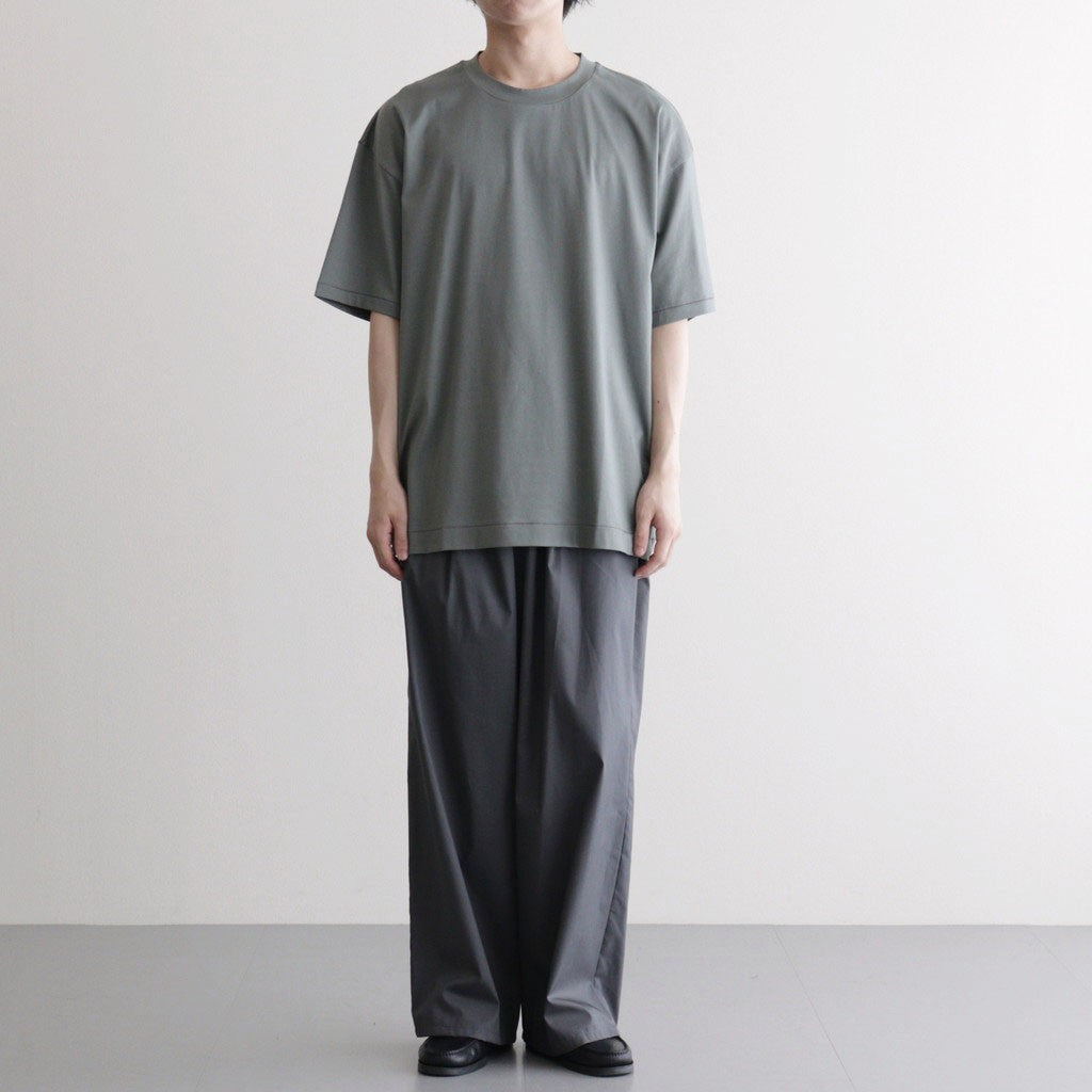 SUVIN 60/2 OVERSIZED T-SHIRT #KHAKI [KKAGLM0015]