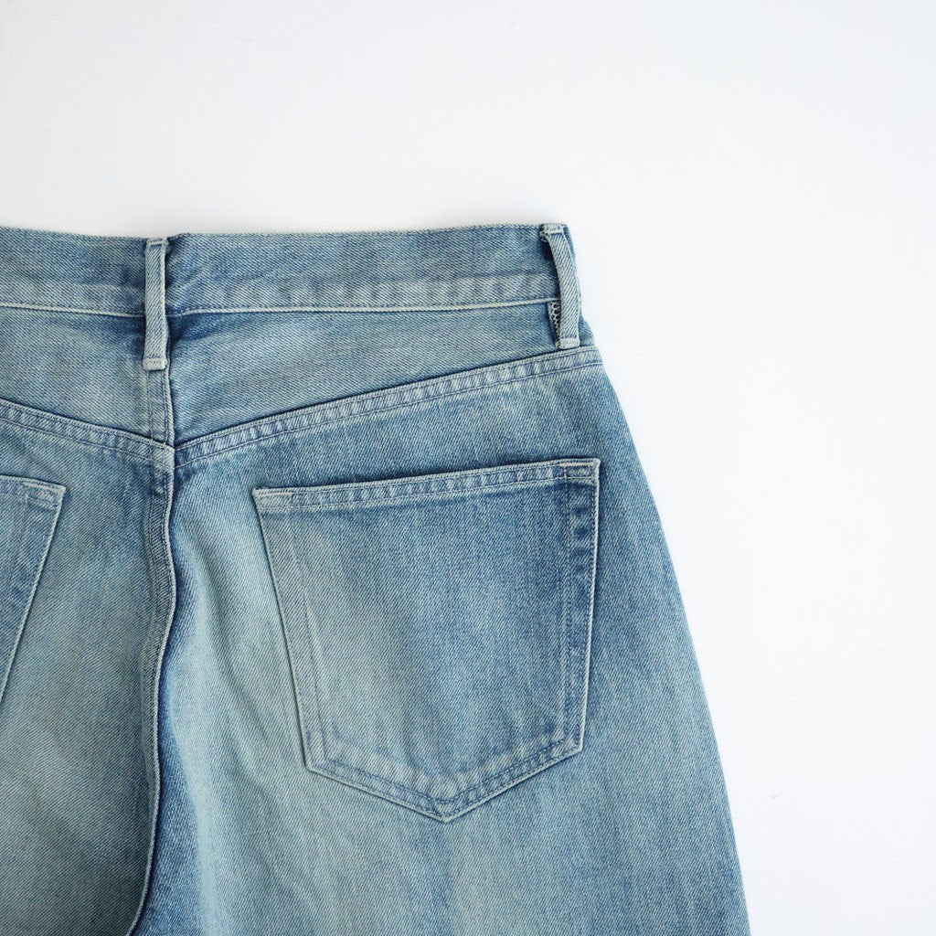 SELVEDGE FADED HEAVY DENIM PANTS #FADED INDIGO [A26AP03DH]