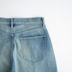 SELVEDGE FADED HEAVY DENIM PANTS #FADED INDIGO [A26AP03DH]