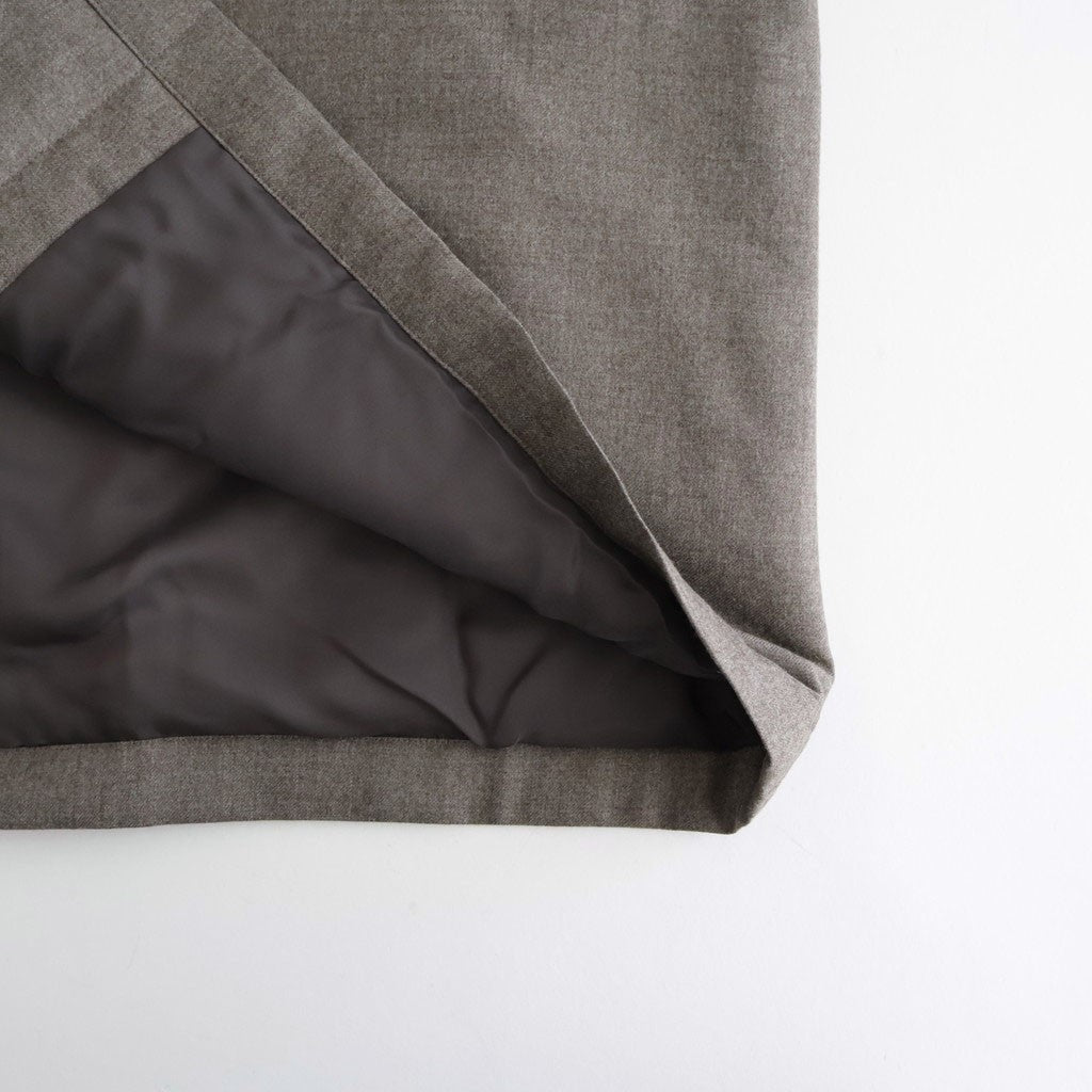 SUPER LIGHT WOOL PADDED COAT #TOP BROWN [A26AC01OS]