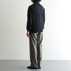 CASHMERE NEP KNIT POLO #MIX BLACK [A26AP02NE]
