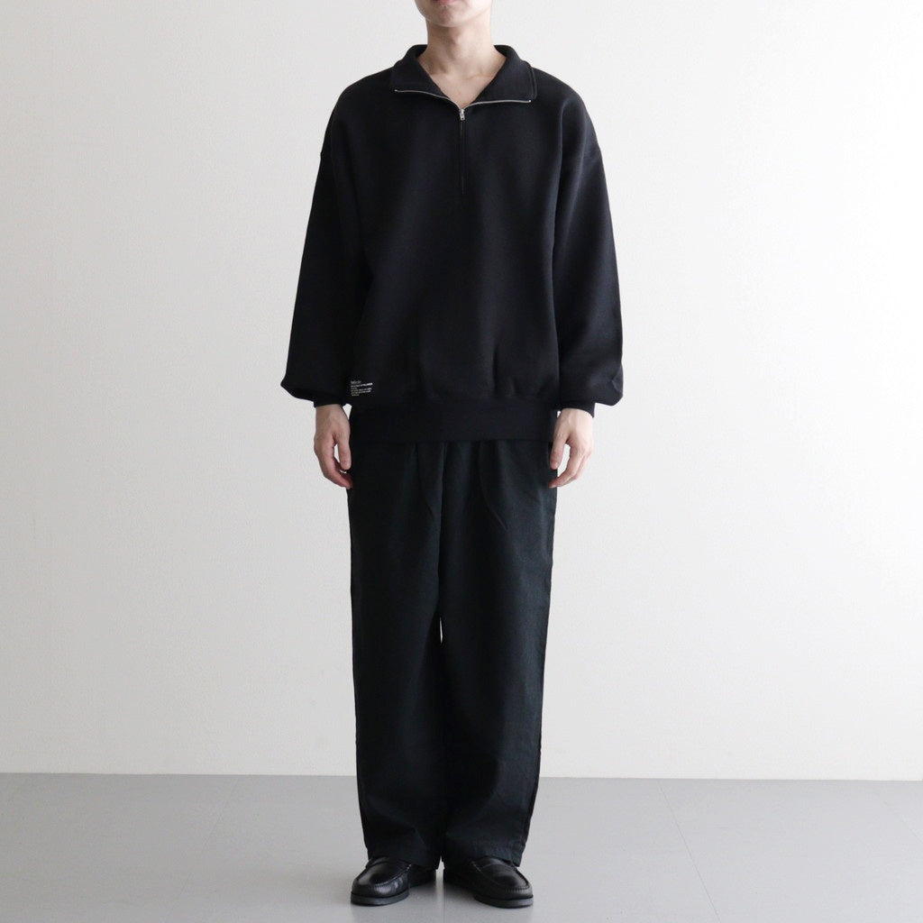 HEAVY OZ HALF ZIP PULLOVER #BLACK [FSC253-70238B] – ciacura