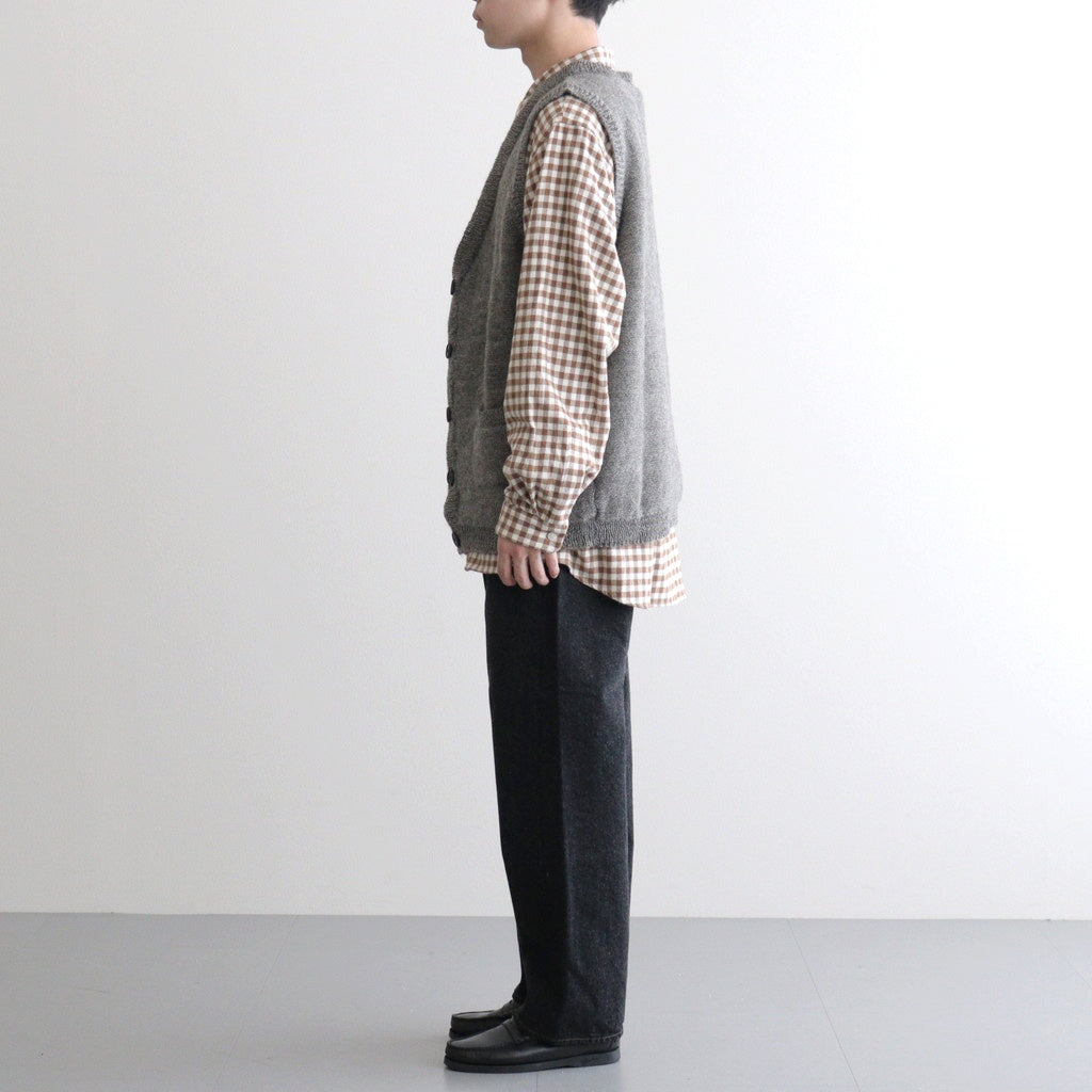 Guernsey Knit Vest #GRAY [41052202]