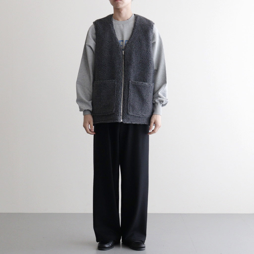 FLANNEL CHECK REVERSIBLE VEST #DARK NAVY [FSC253-30128]