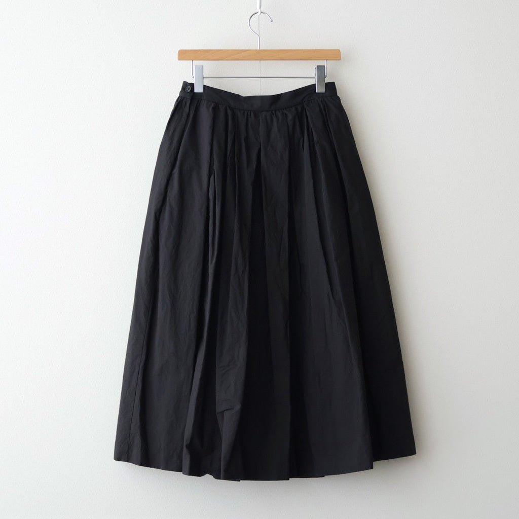 Gathered Skirt #KUSAKI BLACK [42052604]