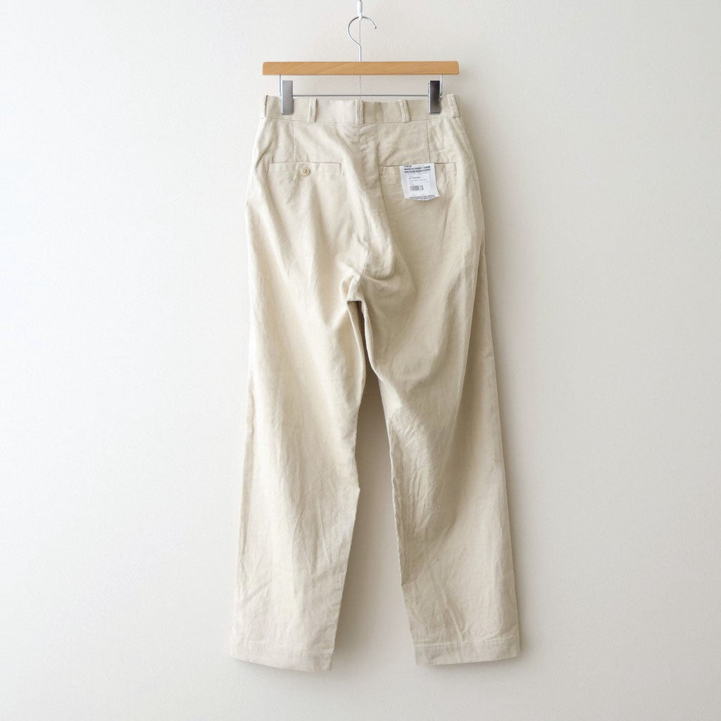 Corduroy Pants - Wide Straight #BEIGE [12052605]