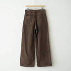Corduroy Wide Pants #BROWN [ID-PT199]