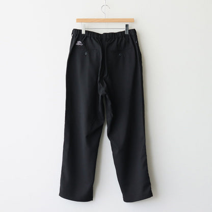 WOOLY TWILL TROUSERS #BLACK [FSC243-40178]