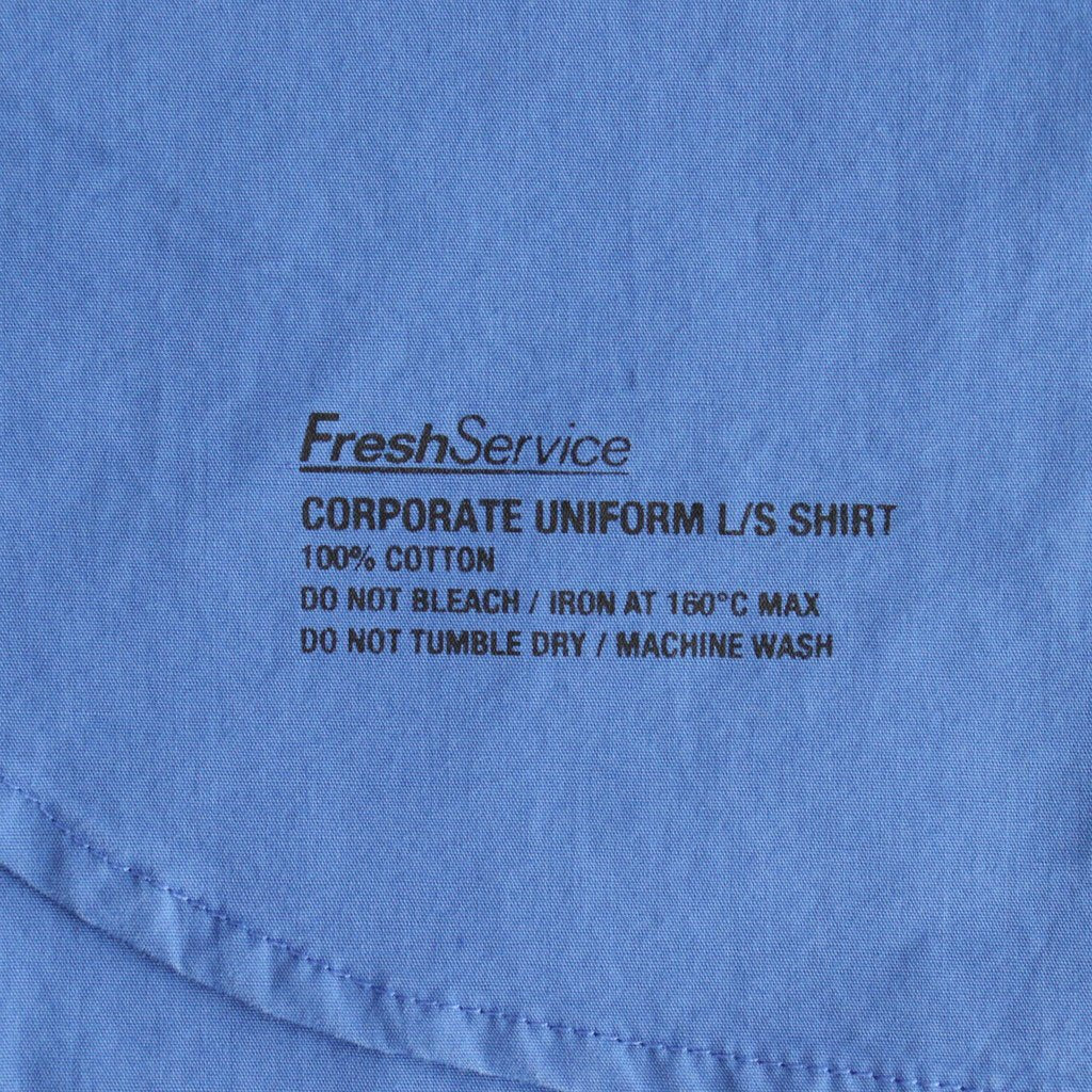 CORPORATE UNIFORM L/S SHIRT #BLUE [FSC253-50105B]