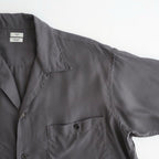 CUPRO OPEN COLLAR SHIRT #GRAY [YK26SS01287SH]
