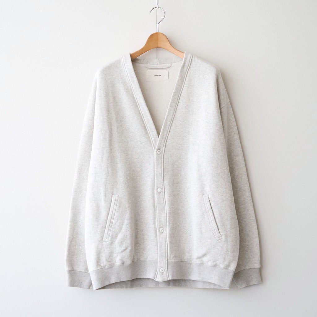 Cotton Brushed Cardigan #GRY [12620609]