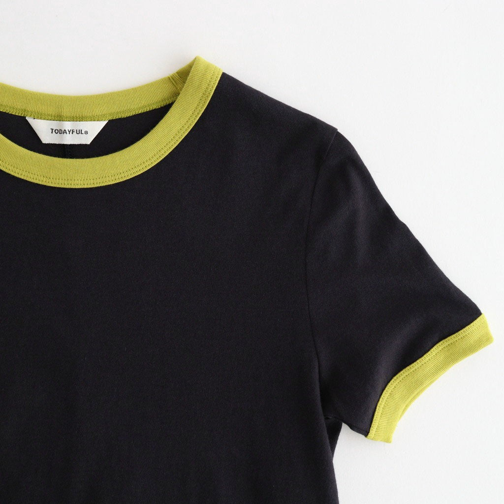Compact Ringer Tee #NVY [12610610]