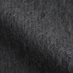 BRUSHED SUPER KID MOHAIR KNIT POLO #INK BLACK [A25AP01KM]