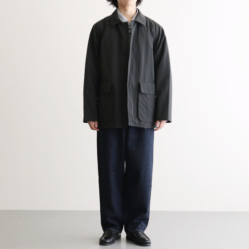 HEMP DENIM PANTS - WIDE TAPERED #indigo [34-10.5H]