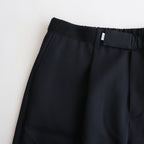 Scale Off Wool Wide Chef Pants #NAVY [GM241-40173B]