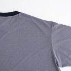 MICRO BORDER L/S TEE #WHITE×NAVY [FSC261-70168]