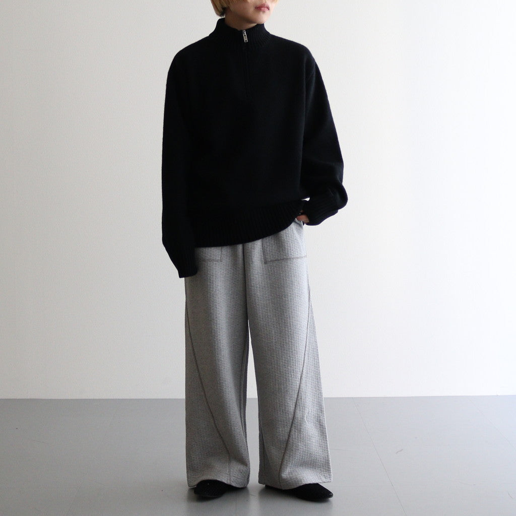 L'Appartement Half Sleeve Sweat ブラック Bluza Stone Island Garment Dyed Half Zip Sweatshirt