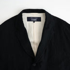ウールサージ 製品縮絨ジャケット #BLACK [HR-J105-051]