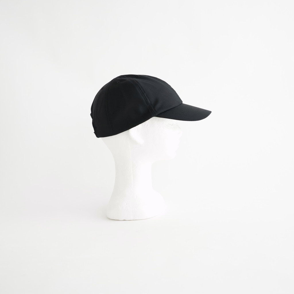 WASHABLE TWILL STANDARD CAP #BLACK [NO.301366]