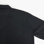 HIGH TWIST WOOL KNIT SHIRT CARDIGAN #CHARCOAL [A26AC01CK]