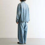 CORPORATE DENIM EASY PANTS #LIGHT WASH [FSC263-40154FB]