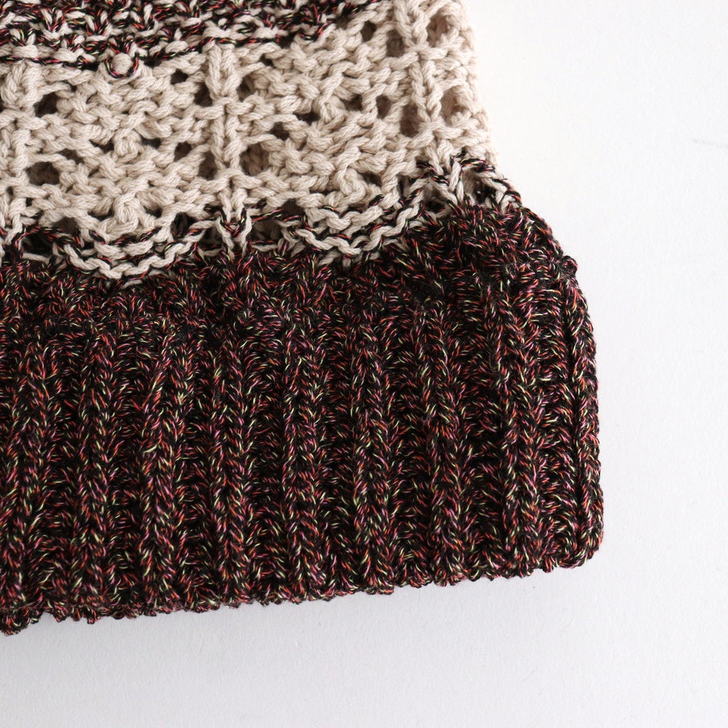 Cornel Knit Hat #Garnet Mix [N-1432]