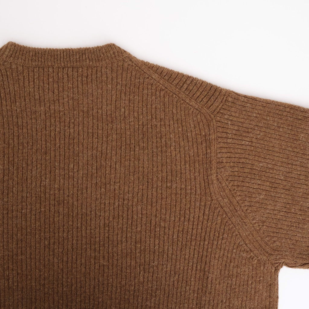 Natural Wool Knit #NATURAL BROWN [11052201]