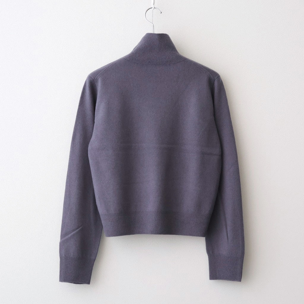 Wool Cashmere Turtle Knit #S/BLU [12520537]