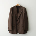 BLUEFACED WOOL JACKET #BROWN RED STRIPE [A25AJ01BS]