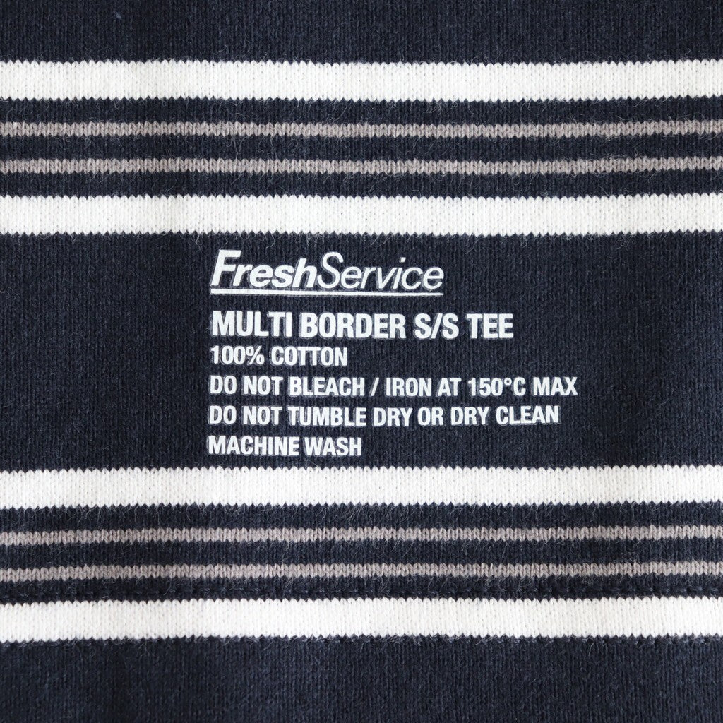 MULTI BORDER S/S TEE #NAVY [FSC251-70121]