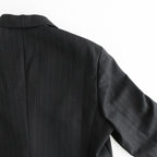 BLUEFACED WOOL JACKET #CHARCOAL NAVY STRIPE [A26AJ03BS]