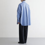 Oxford L/S Oversized B.D Shirt #SAX [GM261-50021B]
