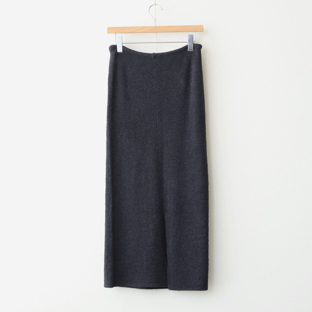 Miniboucle Knit Skirt #D/GRY [12610806] - ciacura 三重県四日市市の