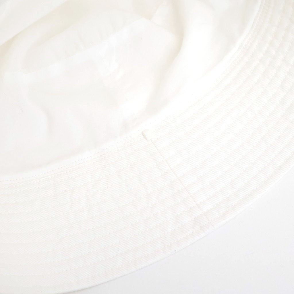GARMENT-DYED FINX CHINO BUCKET HAT MADE BY KIJIMA TAKAYUKI #WHITE [A26SC01KT]