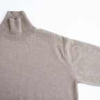 BABY CASHMERE KNIT TURTLE #NATURAL BROWN [A26AT03BC]